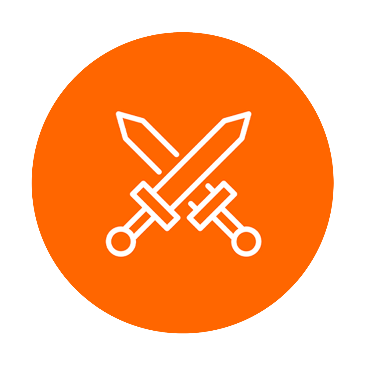 Crossed swords icon.