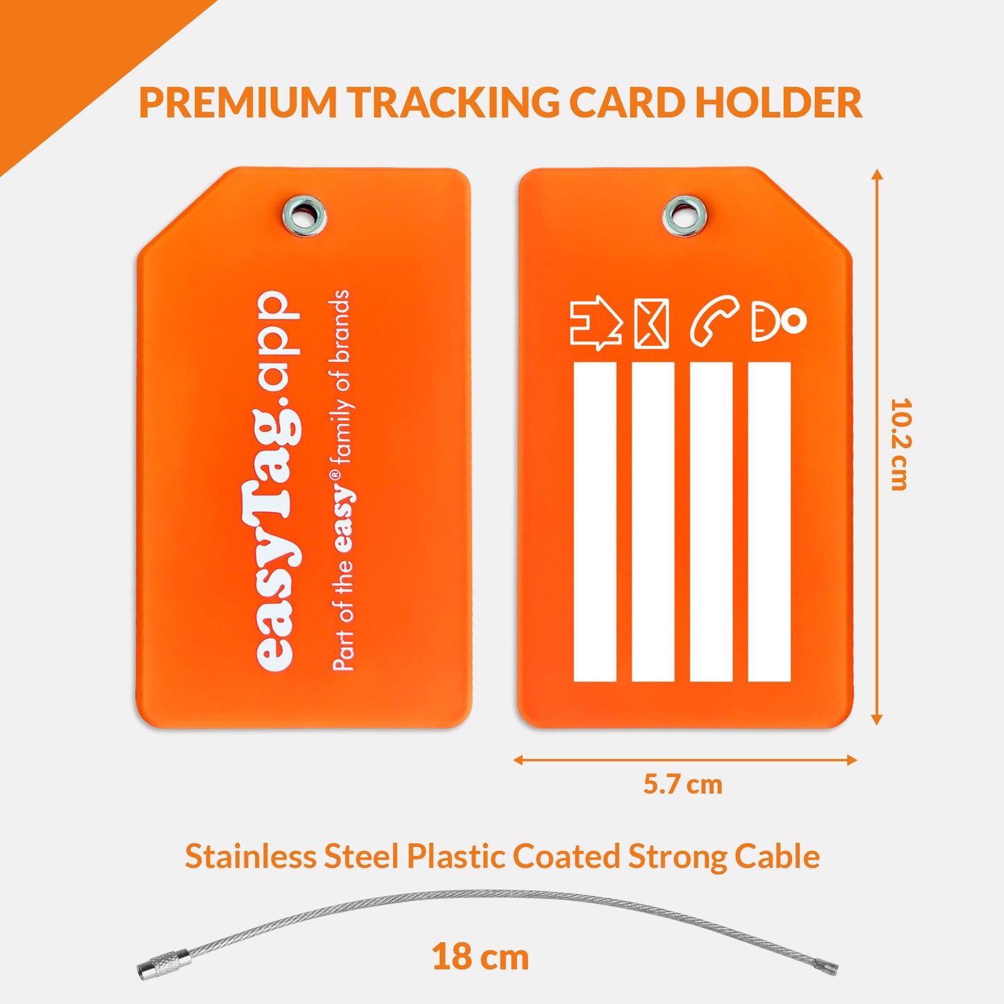 Porte-étiquette à bagages easyTag