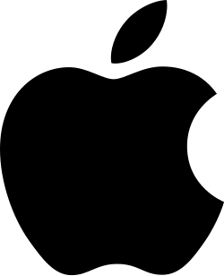 Apple company logo.