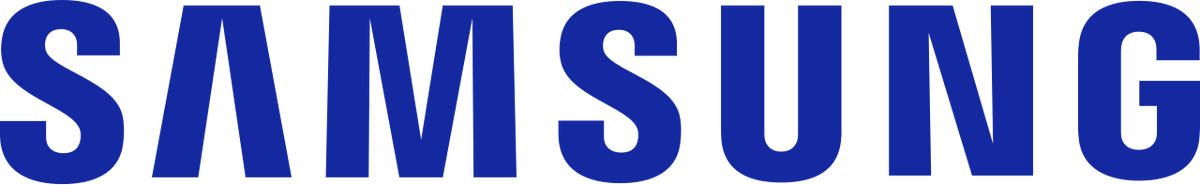 Samsung company logo.